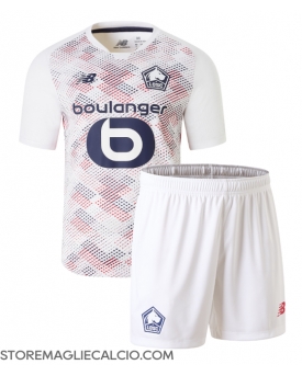 Lille OSC Maglia Gara Trasferta Repliche 2024-25 Bambino